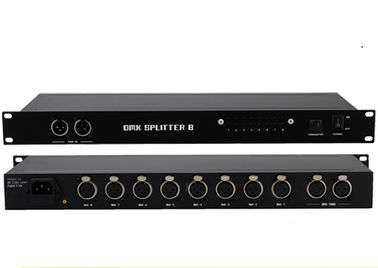 8 専門の照明 90v-240v のための方法 Dmx512 ライト コントローラーを黒くして下さい