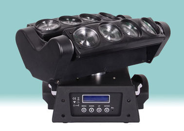 1 つの LED 移動ヘッド ライト 14/18/42 CH Dmx 512 に付き 8 つの目 10w Rgbw 4 つ