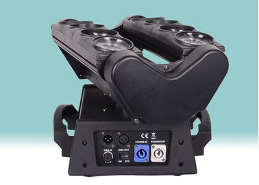1 つの LED 移動ヘッド ライト 14/18/42 CH Dmx 512 に付き 8 つの目 10w Rgbw 4 つ