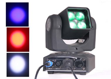 新しい 4pcs 10w 4in1 は小型移動ヘッド軽い洗浄ズームレンズ ライト Dj ライトを導きました
