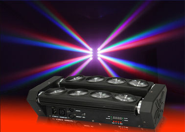 10 ワット 8 の PC のくもの移動頭部は軽い/移動くも/ビーム移動ヘッド ライトを導きました