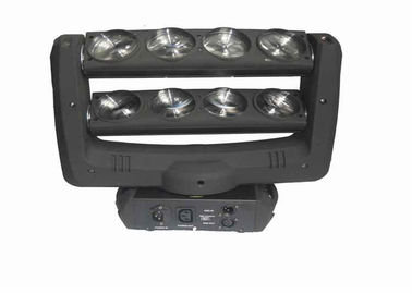二重列のくもは 10 ワットの軽い RGBW 8pcs を移動ヘッド ライト LED の導きました