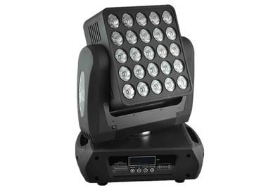 1 人の平たい箱 25 x 12w の高い内腔のアメリカのクリー族、LED の移動ヘッド ライト/正方形 DJ の混合する RGBW 色を移動ヘッド ライト越えて下さい