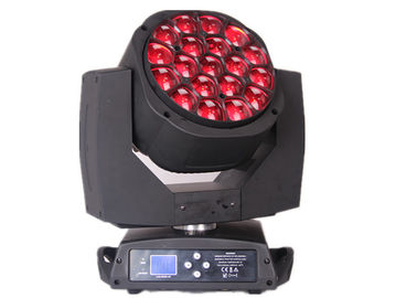 蜂の目は移動ヘッド ズームレンズのでき事ライト 19pcs 12w Rgbw を 4 in1 導きました