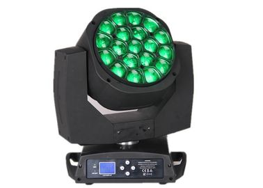 蜂の目は移動ヘッド ズームレンズのでき事ライト 19pcs 12w Rgbw を 4 in1 導きました