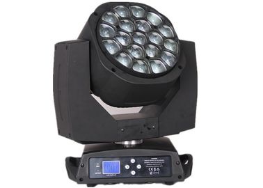 蜂の目は移動ヘッド ズームレンズのでき事ライト 19pcs 12w Rgbw を 4 in1 導きました