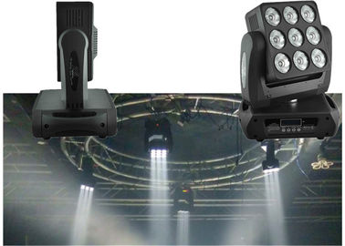 9pcs LED の移動ヘッド軽いアメリカのクリー族 RGBW の正方形 14/19/46 CH