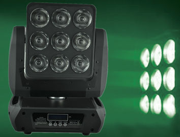 9pcs LED の移動ヘッド軽いアメリカのクリー族 RGBW の正方形 14/19/46 CH