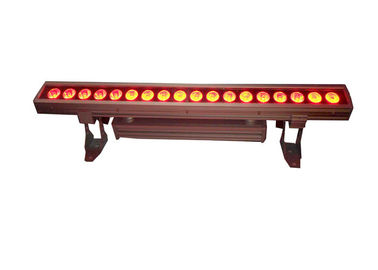 1 つの LED の壁の洗浄ライトに付き高い内腔 6 つ防水 18pcs x 18W