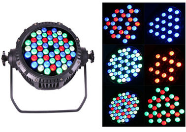 防水 RGBW 162W 110-240V をつける専門 54pcs 段階