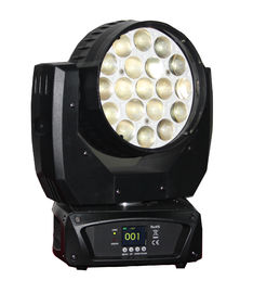 540°Pan 270°Tilt 19pcs 12W RGBW 4in1 LED 移動ヘッドライト ズーム ウォッシュ 移動ヘッドライト