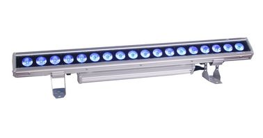 18pcs 15wは屋外の照明装飾のための壁の洗濯機ライト9 CH IP65 DMX512を導きました
