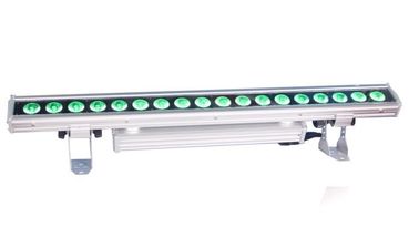18pcs 15wは屋外の照明装飾のための壁の洗濯機ライト9 CH IP65 DMX512を導きました