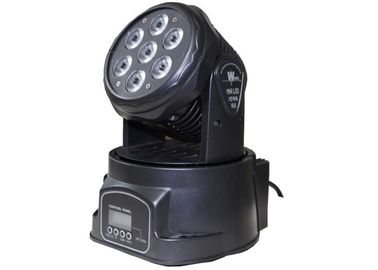 自動7pcs RGBWの移動頭部LEDの軽い小型ディスコのビーム点の洗浄ライト