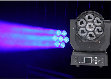 フル カラーLEDの移動頭部DJはライト22/50をCH DMX512 7 * 20W LEDの点ランプ上演します