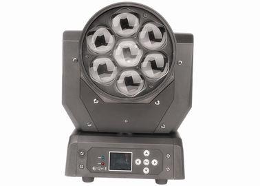 フル カラーLEDの移動頭部DJはライト22/50をCH DMX512 7 * 20W LEDの点ランプ上演します