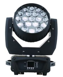 540°Pan 270°Tilt 19pcs 12W RGBW 4in1 LED 移動ヘッドライト ズーム ウォッシュ 移動ヘッドライト