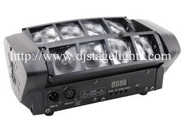 8 x 10 W LEDの移動ヘッド段階ライト80 W RGBWくも党照明