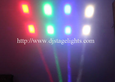 8 x 10 W LEDの移動ヘッド段階ライト80 W RGBWくも党照明