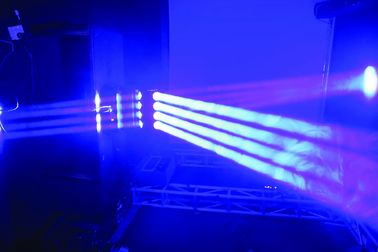 16 x 15のW LEDの移動頭部Djは1つのビーム移動段階ライトのRGBW 4をつけます