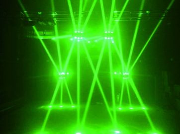 9 x 15幻影ライトを薄暗くする1つのビーム効果に付きW RGBW LEDの移動ヘッド ライト4つ