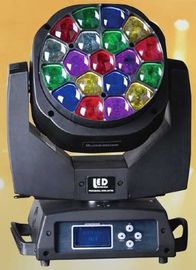ズームレンズの角度4から60の程度のRgbw 19 *1 5W LEDの移動ヘッド軽い回転