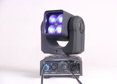 4 DJのディスコのための5-40°ビーム角のPC 25 w RGBW LEDの移動ヘッド ライト