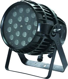 18*10w Rgbw 4in1 IP65はズームレンズのデジタル表示装置が付いている屋外LEDの標準ライトを防水します