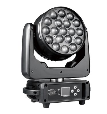 19LED ズーム LED 移動式ヘッドライト ナイトクラブ コンサート 音楽パーティー