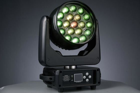 19LED ズーム LED 移動式ヘッドライト ナイトクラブ コンサート 音楽パーティー