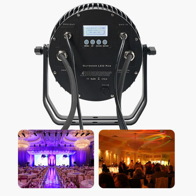 18pcs 12W IP65 防水 屋外 LED PAR イベント用 RGBWA UV 6in1