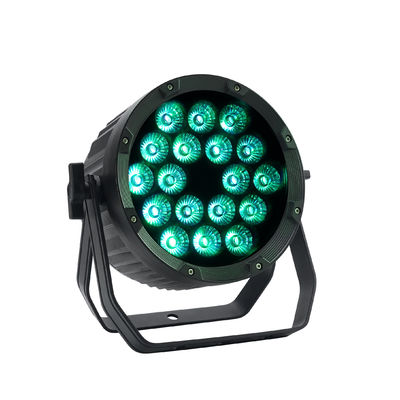 18pcs 12W IP65 防水 屋外 LED PAR イベント用 RGBWA UV 6in1