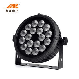 1つのLEDの平らな標準ライト高い明るさDMX制御に付き18x18w RGBWA紫外線6つ