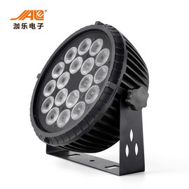 1つのLEDの平らな標準ライト高い明るさDMX制御に付き18x18w RGBWA紫外線6つ