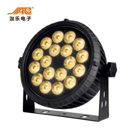 1つのLEDの平らな標準ライト高い明るさDMX制御に付き18x18w RGBWA紫外線6つ