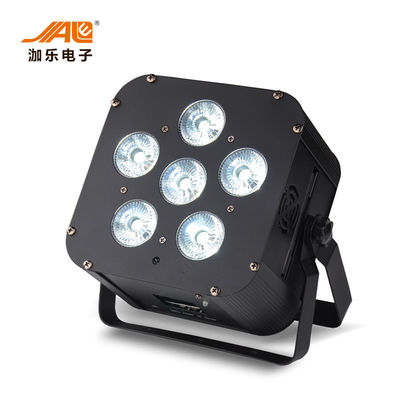 1つの結婚式のための無線LEDの標準の缶のWifi電池6x18w Rgbwa紫外線6