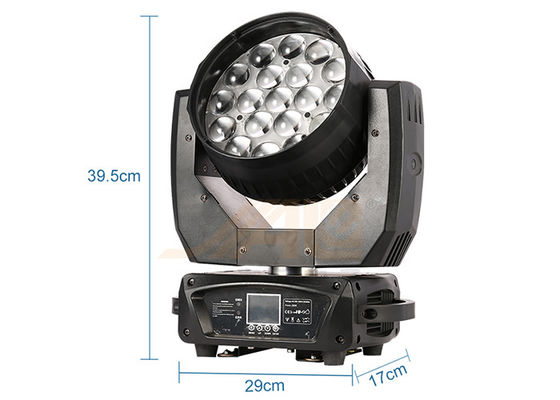 1つのディスコ ライトの19x15W LEDの移動ズームレンズのヘッド ビーム4