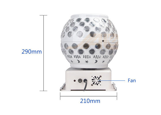 1つの50W LEDの効果のディスコの段階に付きRGB 3つは水晶魔法の球をつける