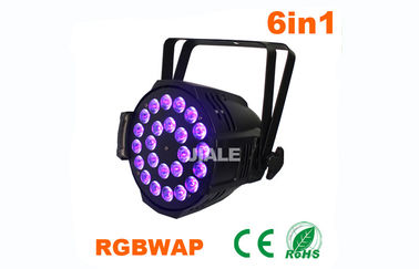 上 1 LED の標準は紫外線 24pcs がスタジオのセリウム及び RoHS の照明のための 1 段階ショーの照明に付きランプ 6 を導いたライトできます