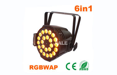 上 1 LED の標準は紫外線 24pcs がスタジオのセリウム及び RoHS の照明のための 1 段階ショーの照明に付きランプ 6 を導いたライトできます