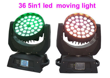 コンサート/劇場の段階の照明のための DMX RGBW 36 x 10w LED の移動ヘッド ライト