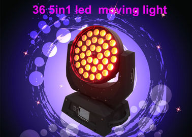コンサート/劇場の段階の照明のための DMX RGBW 36 x 10w LED の移動ヘッド ライト