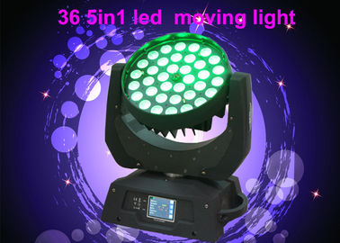 コンサート/劇場の段階の照明のための DMX RGBW 36 x 10w LED の移動ヘッド ライト