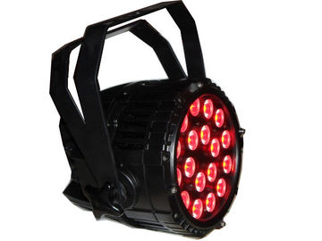 高い内腔屋外 LED Par18x10w Rgbw 4in1 Ip65 は標準の照明段階ライトを防水します