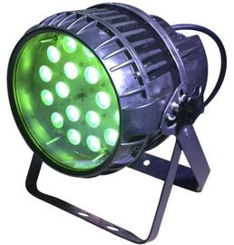ズームレンズの赤い青緑の白い照明の 1 つの屋外 LED の標準ランプに付き多彩な 18 x 10w Rgbw 4 つ