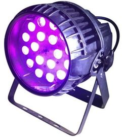 ズームレンズの赤い青緑の白い照明の 1 つの屋外 LED の標準ランプに付き多彩な 18 x 10w Rgbw 4 つ