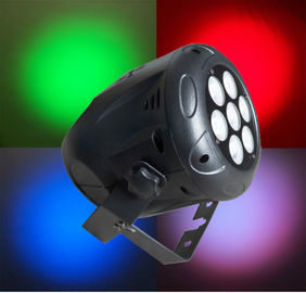 良質 LED の標準はライト 7 x 9w コンサートの休日の間極度の明るいつける小型標準の缶 RGB の段階できます