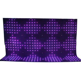 4x6m Rgb 3in1 はビデオ カーテンの背景幕の装飾/段階の据え付け品を導きました
