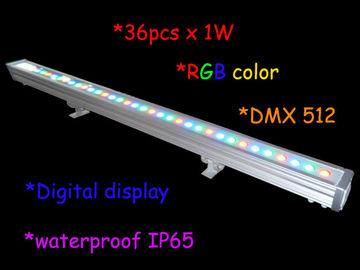 1000mm の長さ 36pcs 3w Rgb の屋外の導かれた壁の洗濯機 ip65/段階の軽い装飾