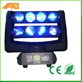 10w Rgbw によって導かれるくもの軽い移動ヘッド ビーム効果 DMX 512 を上演して下さい